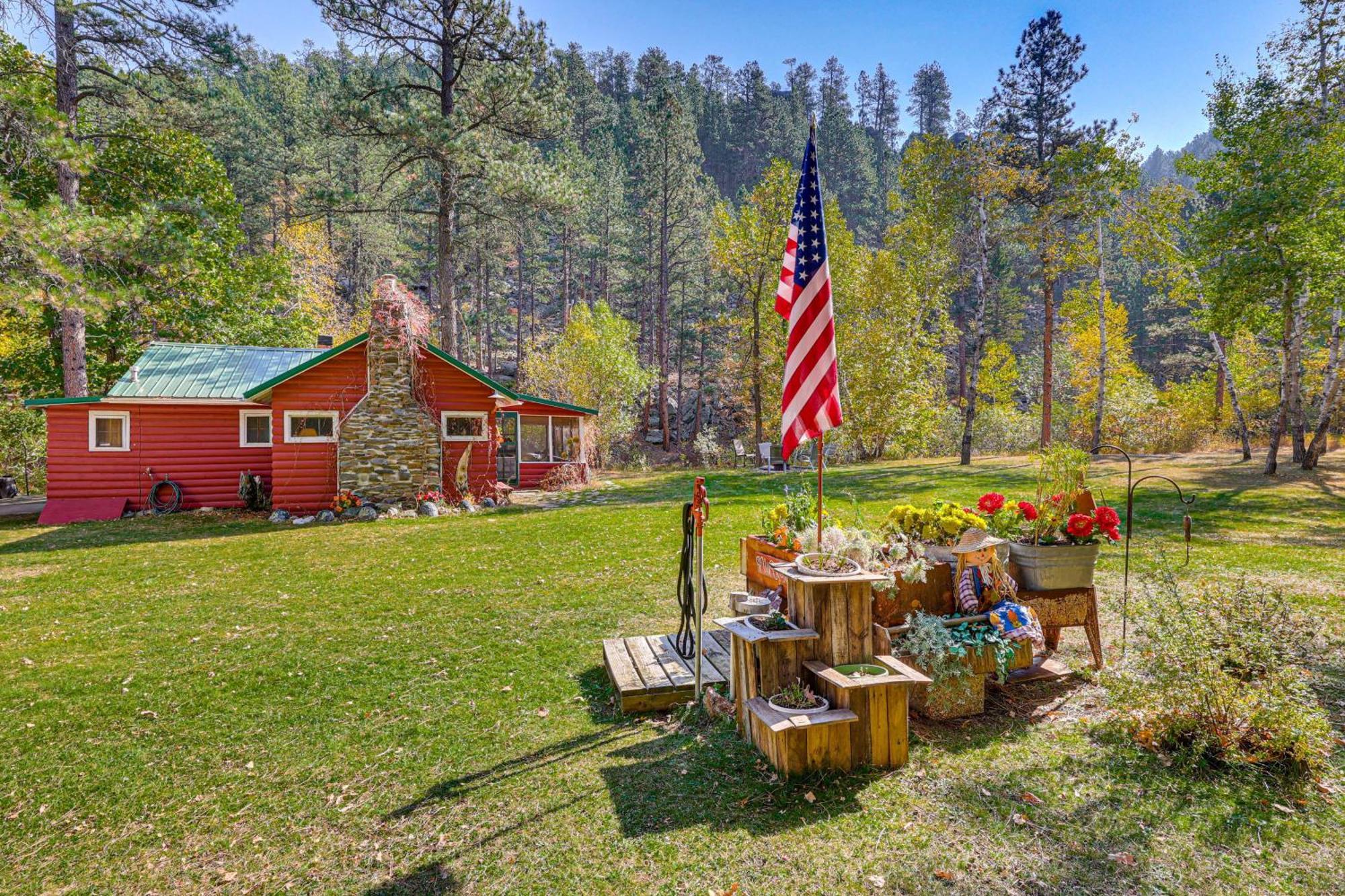 Historic Keystone Cabin Near Mount Rushmore! Экстерьер фото